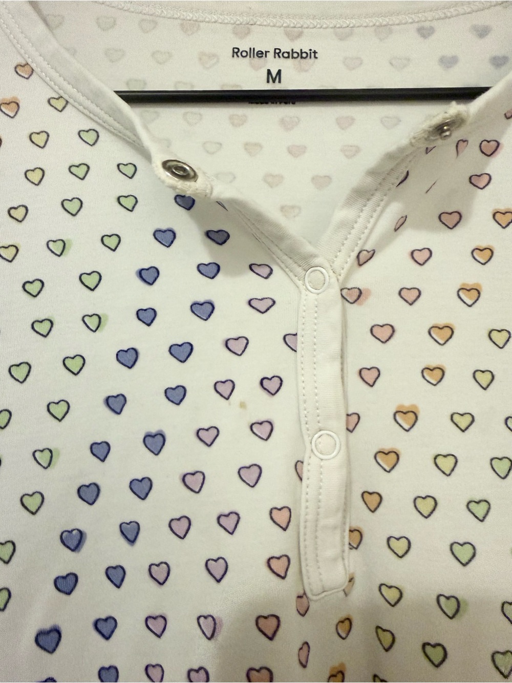 Roller Rabbit Rainbow Hearts PJ Set - Picture 4 of 5